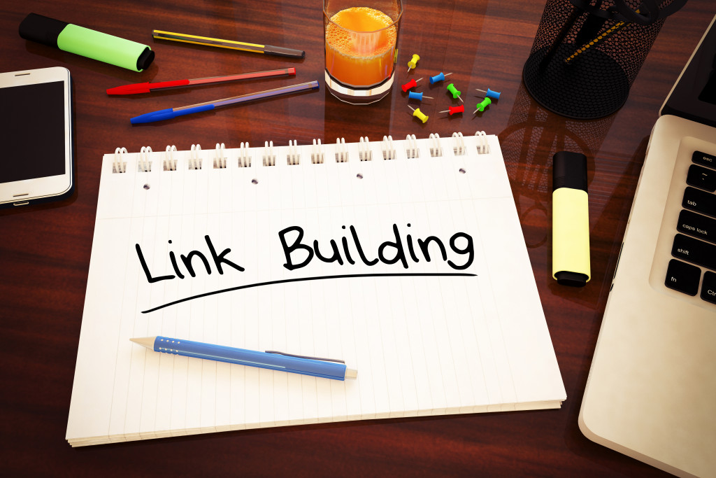 link building concept