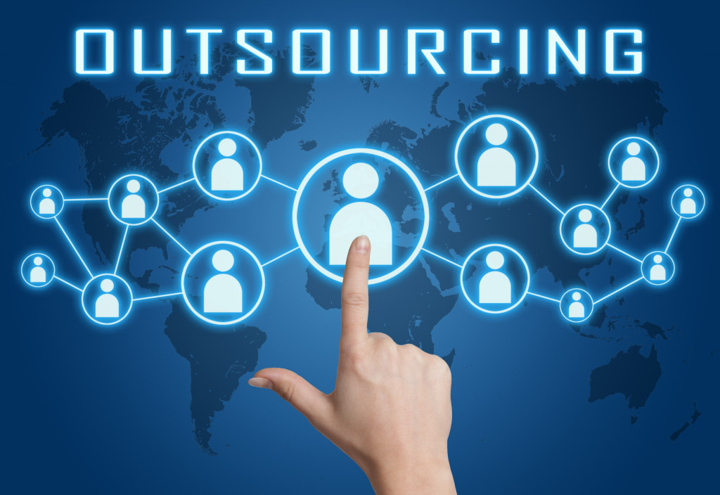 A business owner using outsourcing solutions