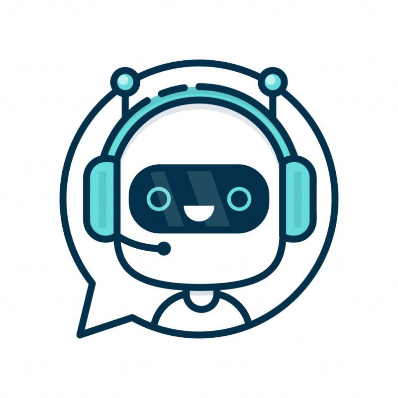 A chat bot used to provide customer service